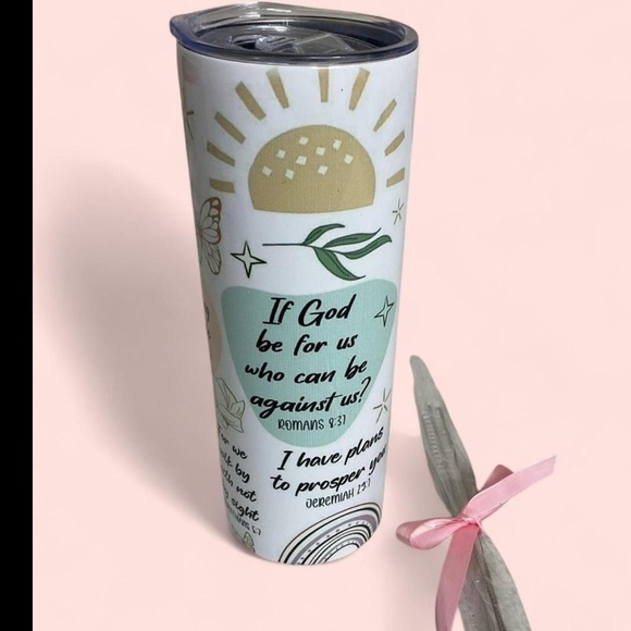 Inspirational Tumbler with Bible Verse - Picture 6 of 9